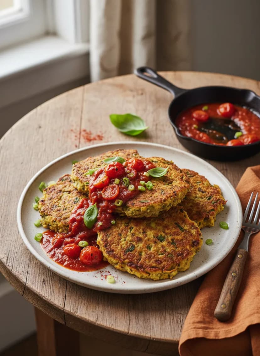 Savory Kidney Bean Pancakes