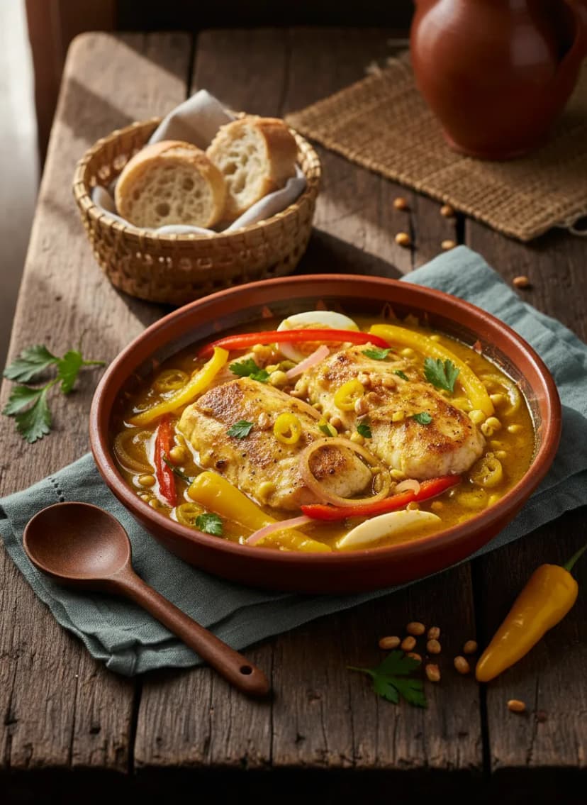 Peruvian Fish Escabeche