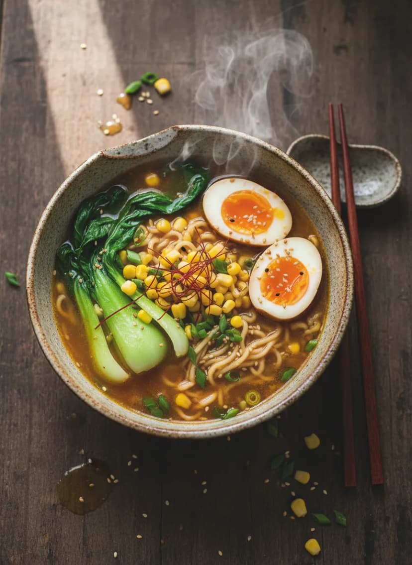 Japanese Vegetable Miso Ramen