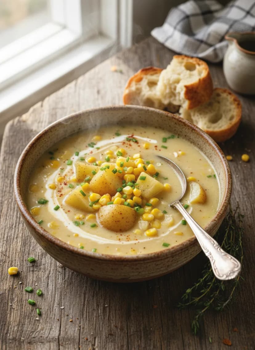 Creamy Corn and Potato Chowder