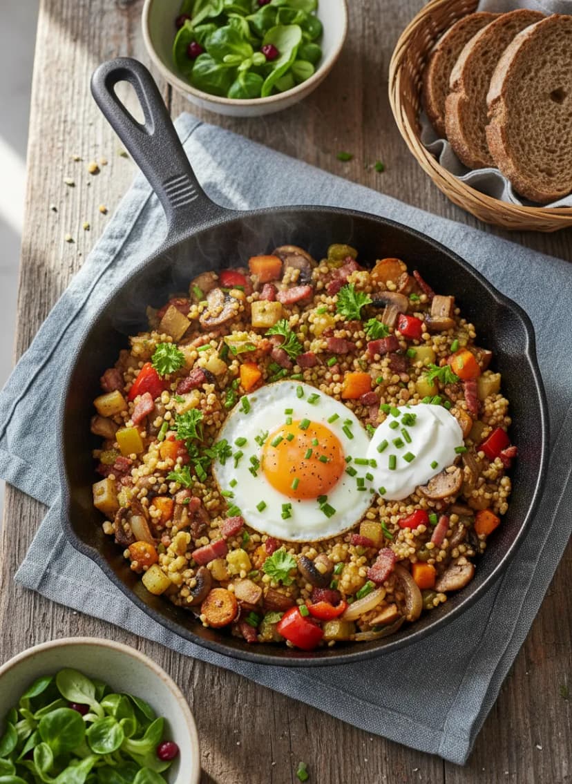 Austrian-Style Hirse Gröstl