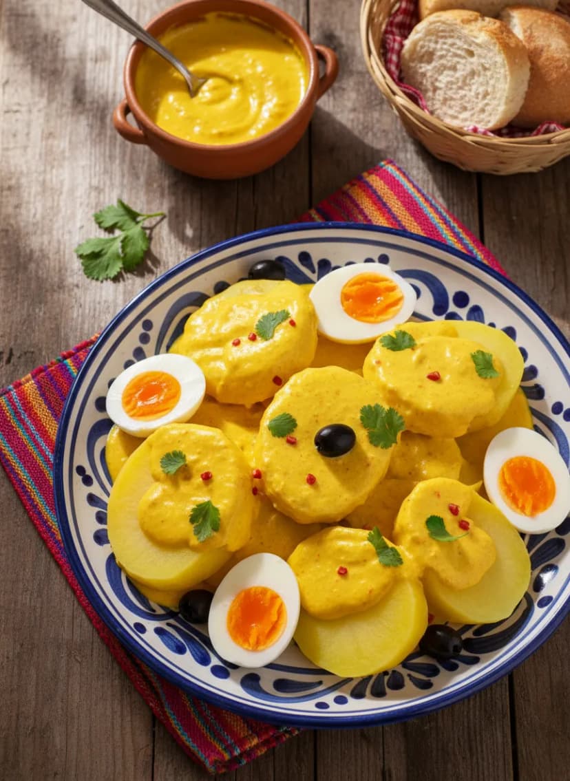 Peruvian Papa a la Huancaina