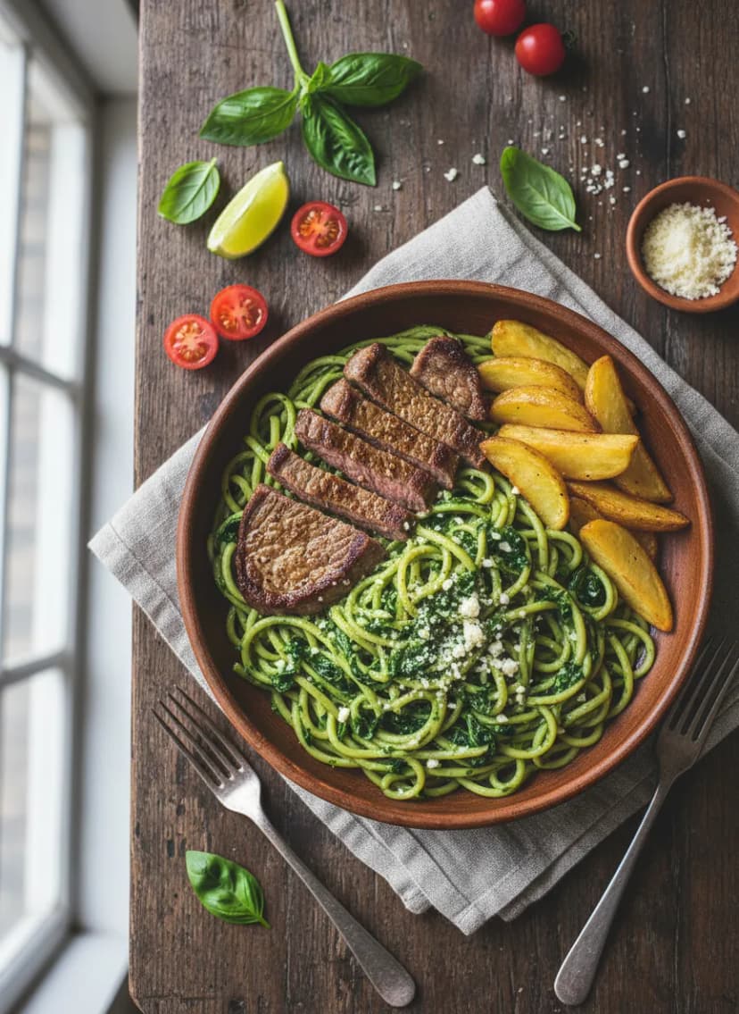 Peruvian Tallarines Verdes