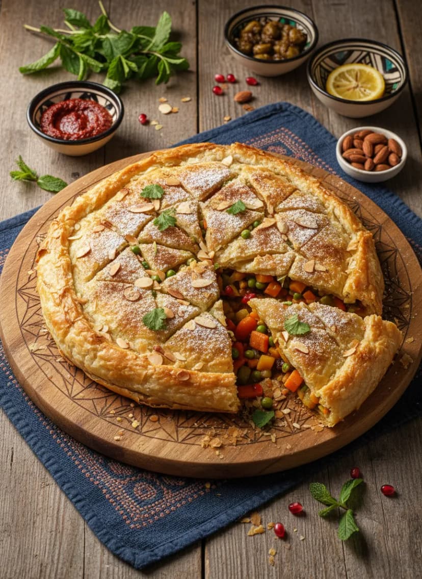 Moroccan Vegetable Pastilla