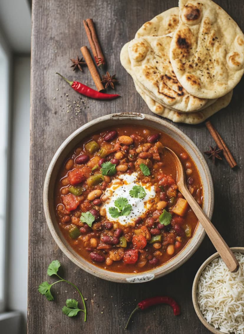 Spiced Bean and Tomato Stew