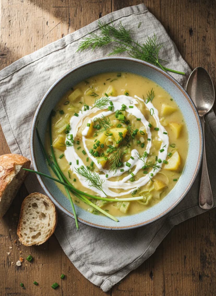 Swedish Potato and Leek Soup