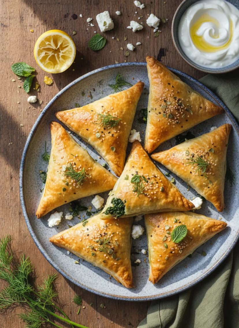 Greek Spanakopita Hand Pies