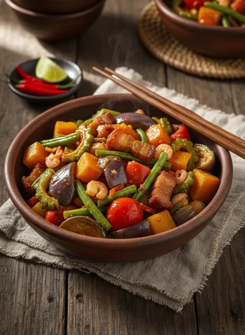 Filipino Vegetable Pinakbet
