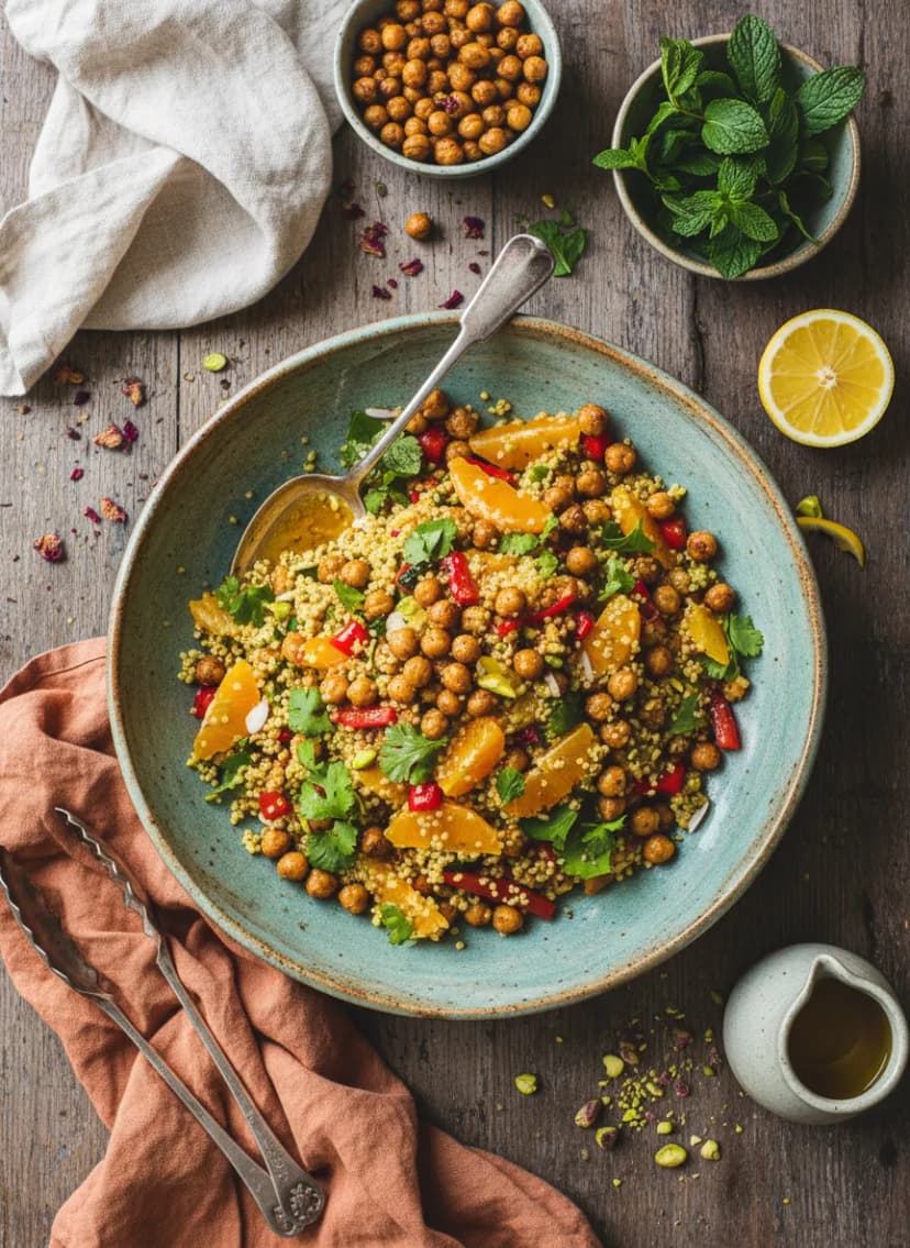 Moroccan-Style Hirse Salad